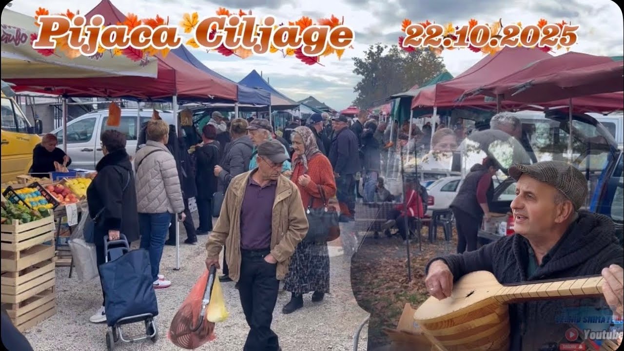 Odpjevao pjesmu o Halidu Be&scaron;liću na pijaci Ciljuge -Živinice (22.10.2025)