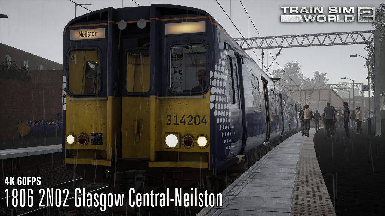 1806 2N02 Glasgow Central-Neilston - Cathcart Circle Line - Class 314 - Train Sim World 2