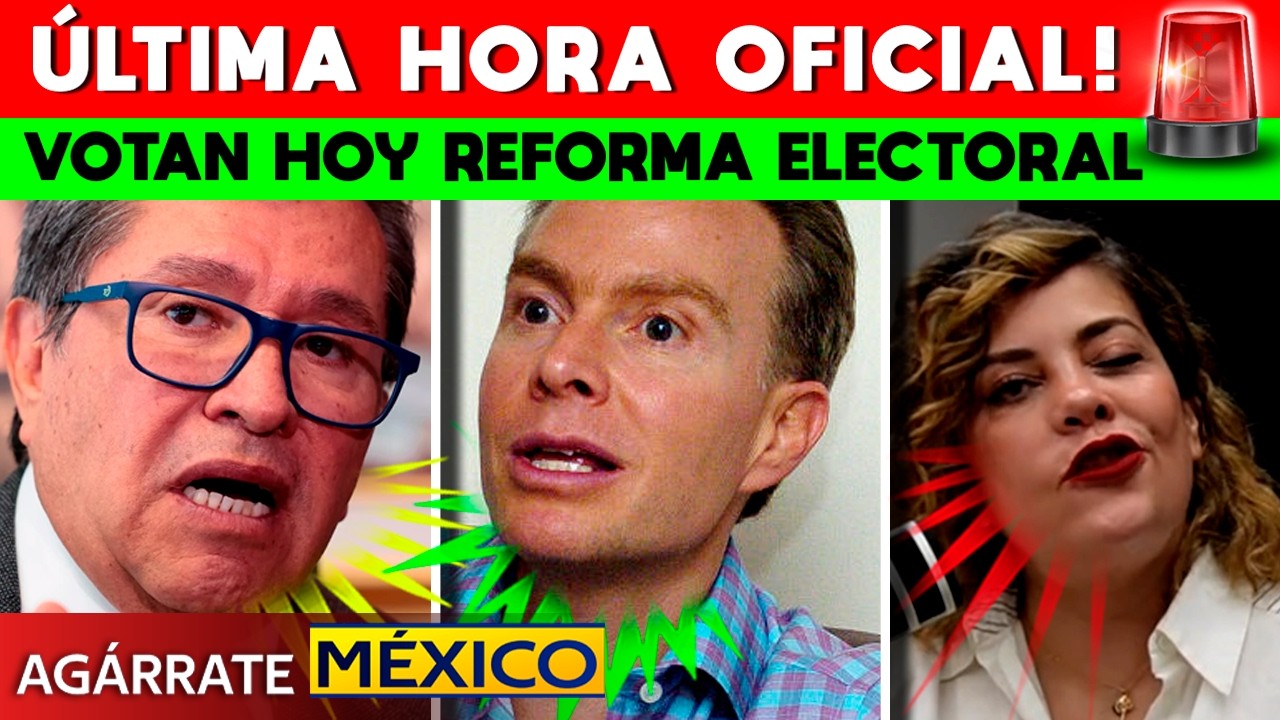 ¡FUERA MASCARAS! HOY VOTAN EN COMISIONES REFORMA ELECTORAL. PT Y VERDE PREPARAN TRAICIÓN A LA 4T