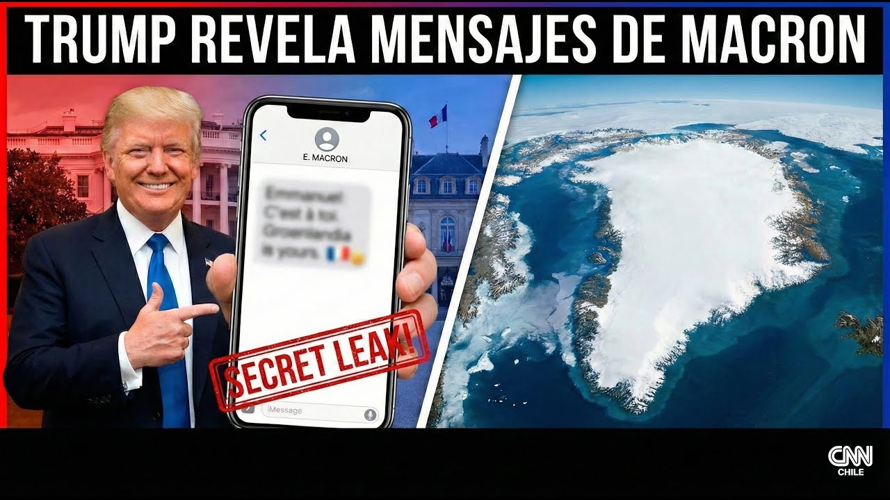 Trump filtra mensajes de Macron por Groenlandia