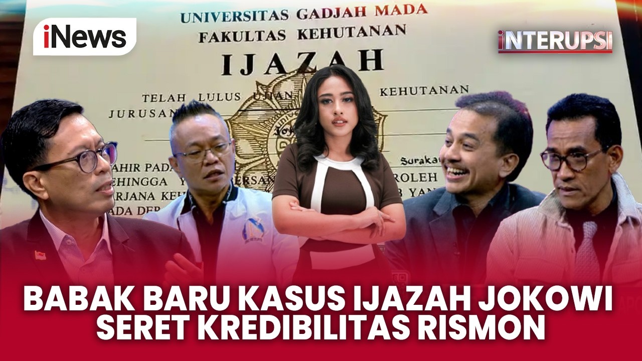 [FULL] Babak Baru Kasus Ijazah Jokowi Seret Kredibilitas Rismon, Bagaimana Akhirnya? | Interupsi 5/3