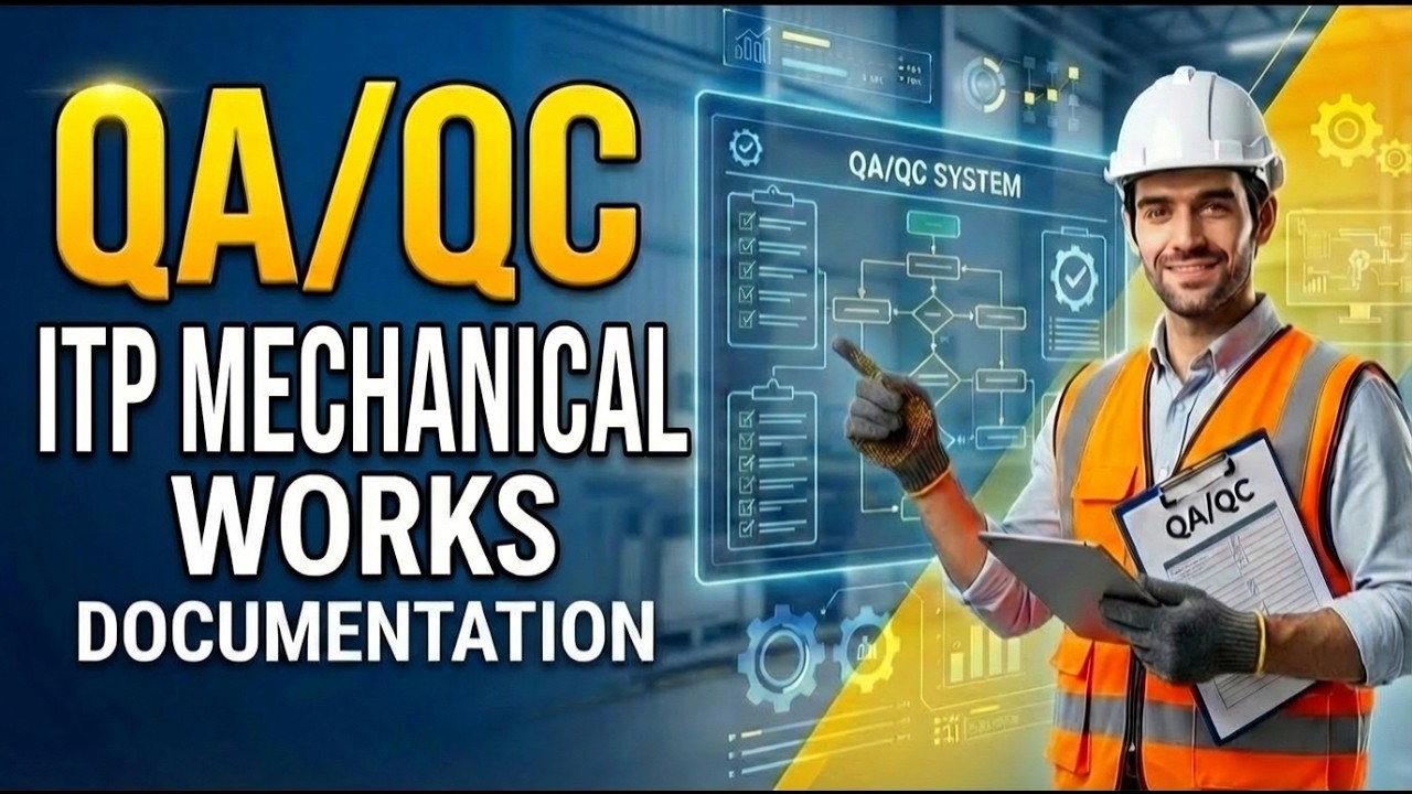 Inspection & Test Plan (ITP) &ndash; Mechanical Works Explained | QA/QC Documents | INTACT KNOWLEDGE
