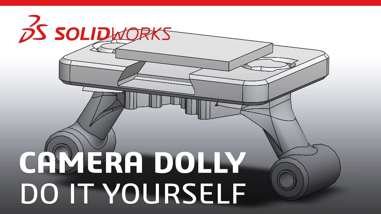 Do It Yourself 3D Printed Camera Dolly - SOLIDWORKS