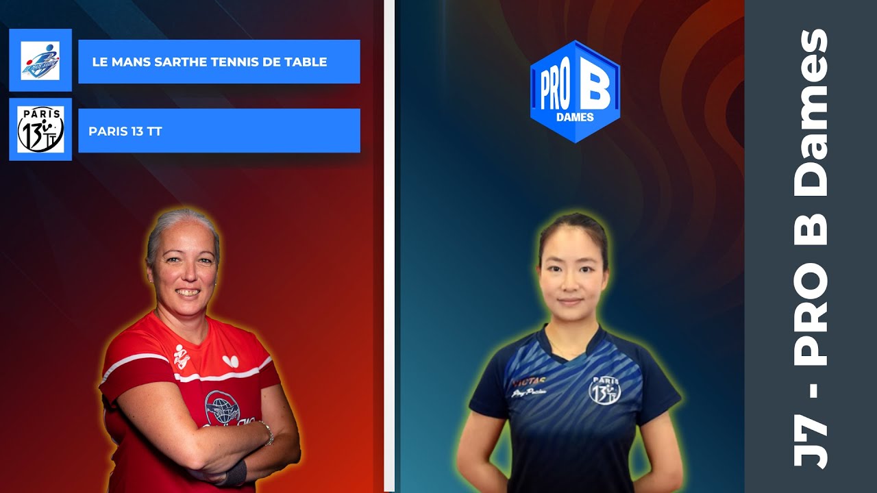 TENNIS DE TABLE | LE MANS SARTHE TENNIS DE TABLE 2 vs PARIS 13 TT