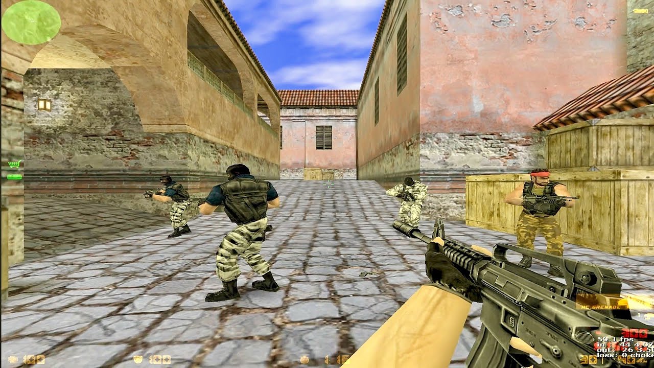 Counter Strike 1.6 | Миссия 11 &laquo;Ад&raquo; | Геймплей на ПК | Прохождение | Многопользовательский режим ...