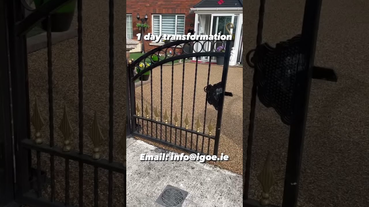 #shorts Beautiful Before and After transformation video with our stone carpet resin driveway system&hellip;