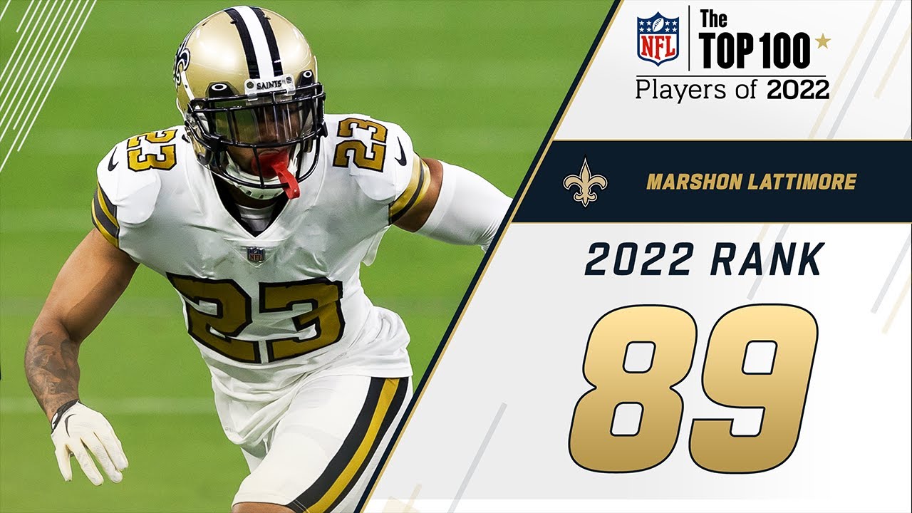 #89 Marshon Lattimore (CB, Saints) | Top 100 Players in 2022