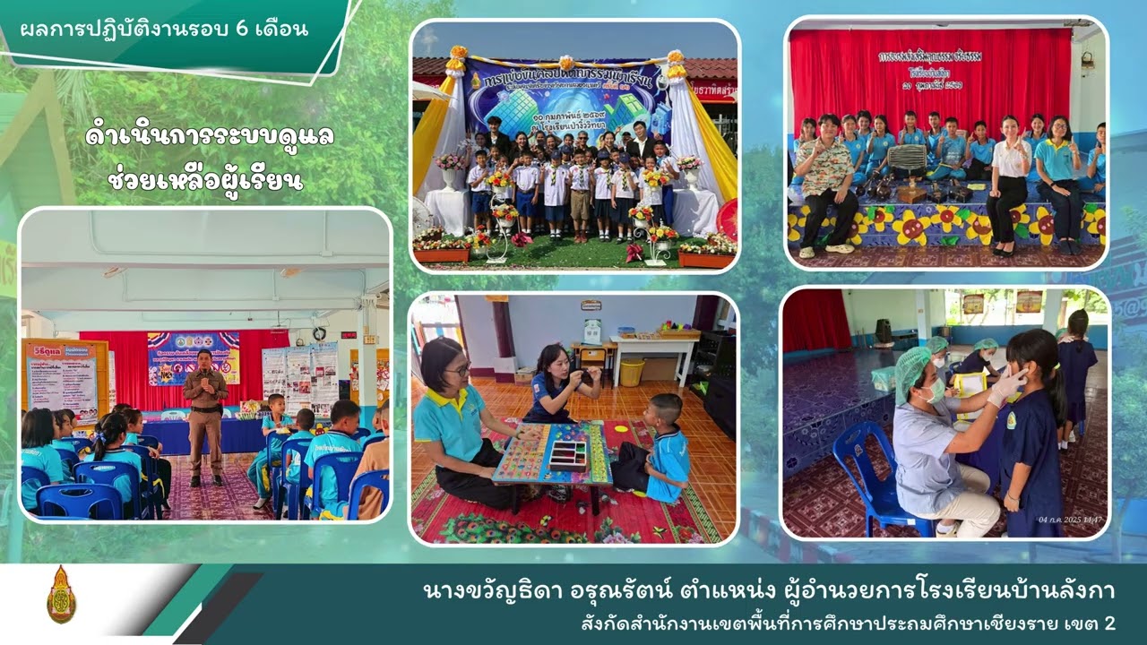 รายงานผลการปฏิบัติงานรอบ 6 เดือน ครั้งที่ 1 ปีงบประมาณ 2569