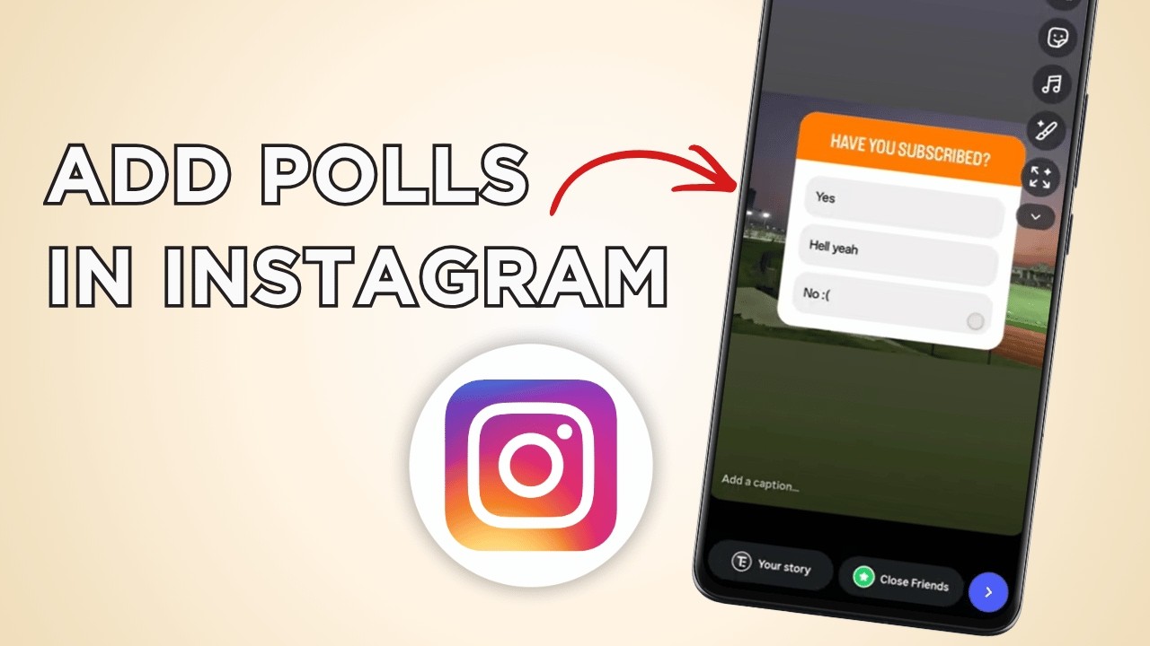 Как добавить опросы в истории Instagram