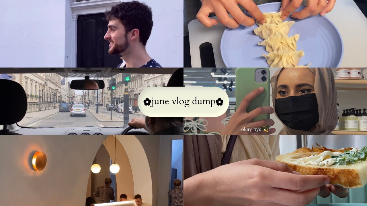 june vlog dump | cafe studies, eat-outs, bringing Didier try Malaysian food and a ton other things