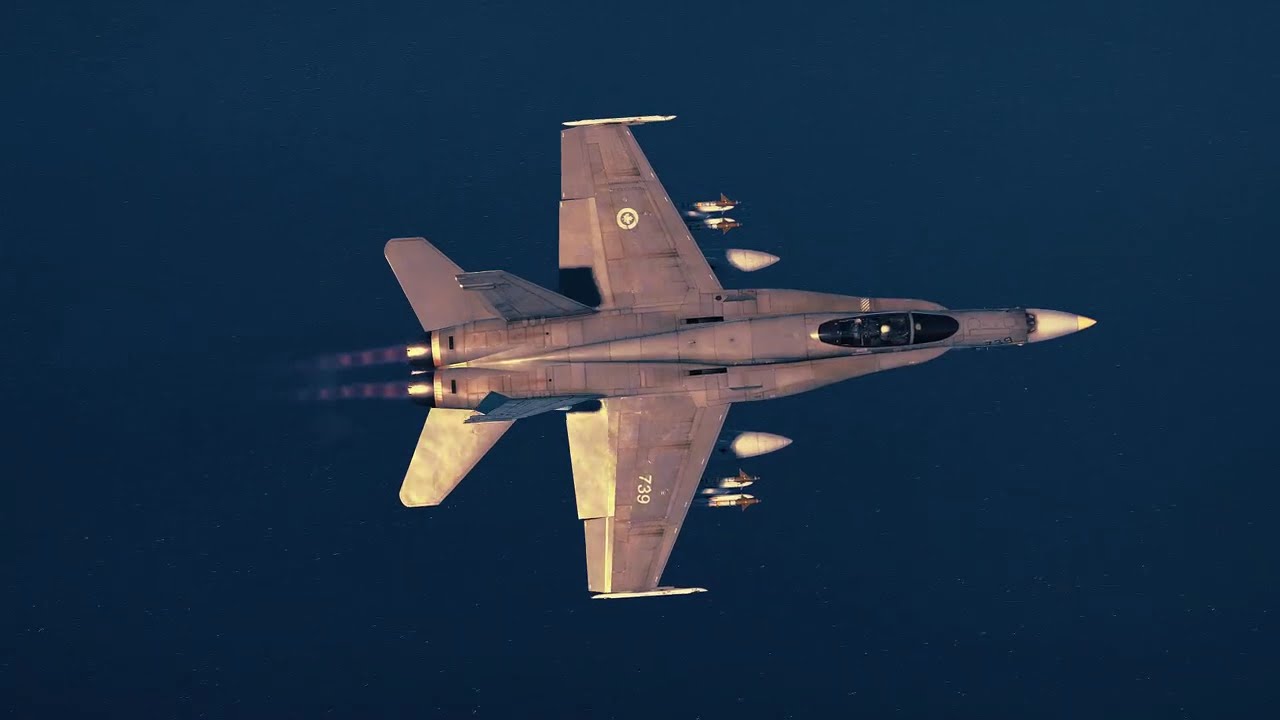 B-52 with nuclear payload being escorted by f-16. #warthunder #cinematic #warthundercinematic