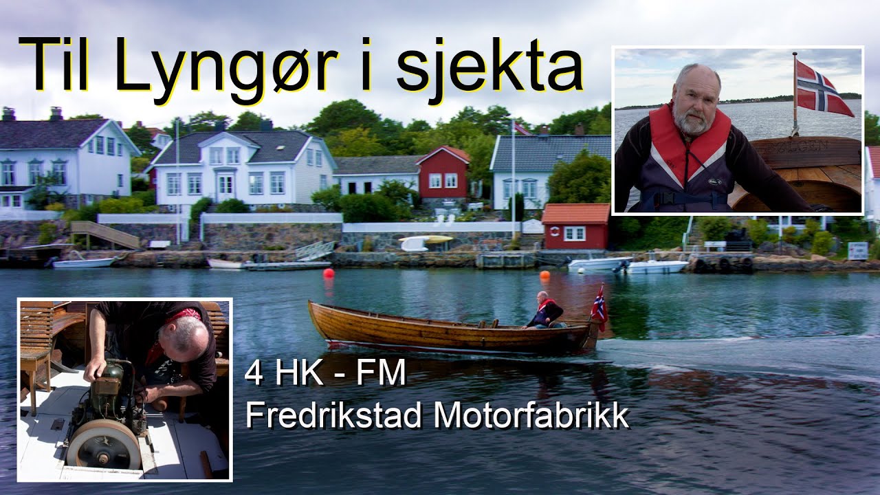 Tur til Lyngør i Borøy-sjekte med 4 HK FM