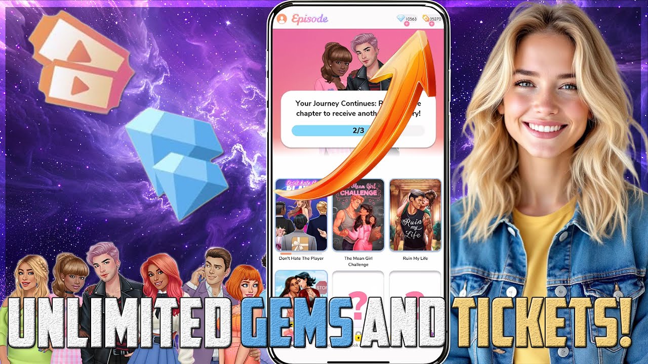 Episode Hack/Mod Apk - How to Get Unlimited GEMS and TICKETS in Episode (iOS, Android) 2025