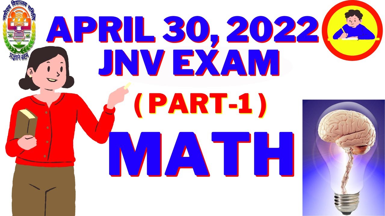 Navodaya  Exam 2022 || Maths Important questions || JNV MATH Important questions for JNV Exam