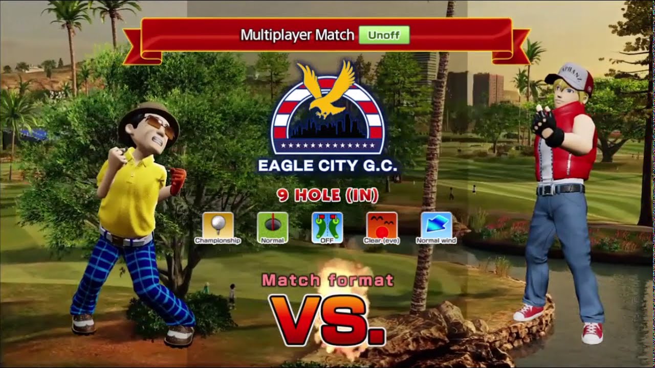 Everybody's Golf (PS4) - Suzuki vs. Terry Bogard (CPU Match Play)