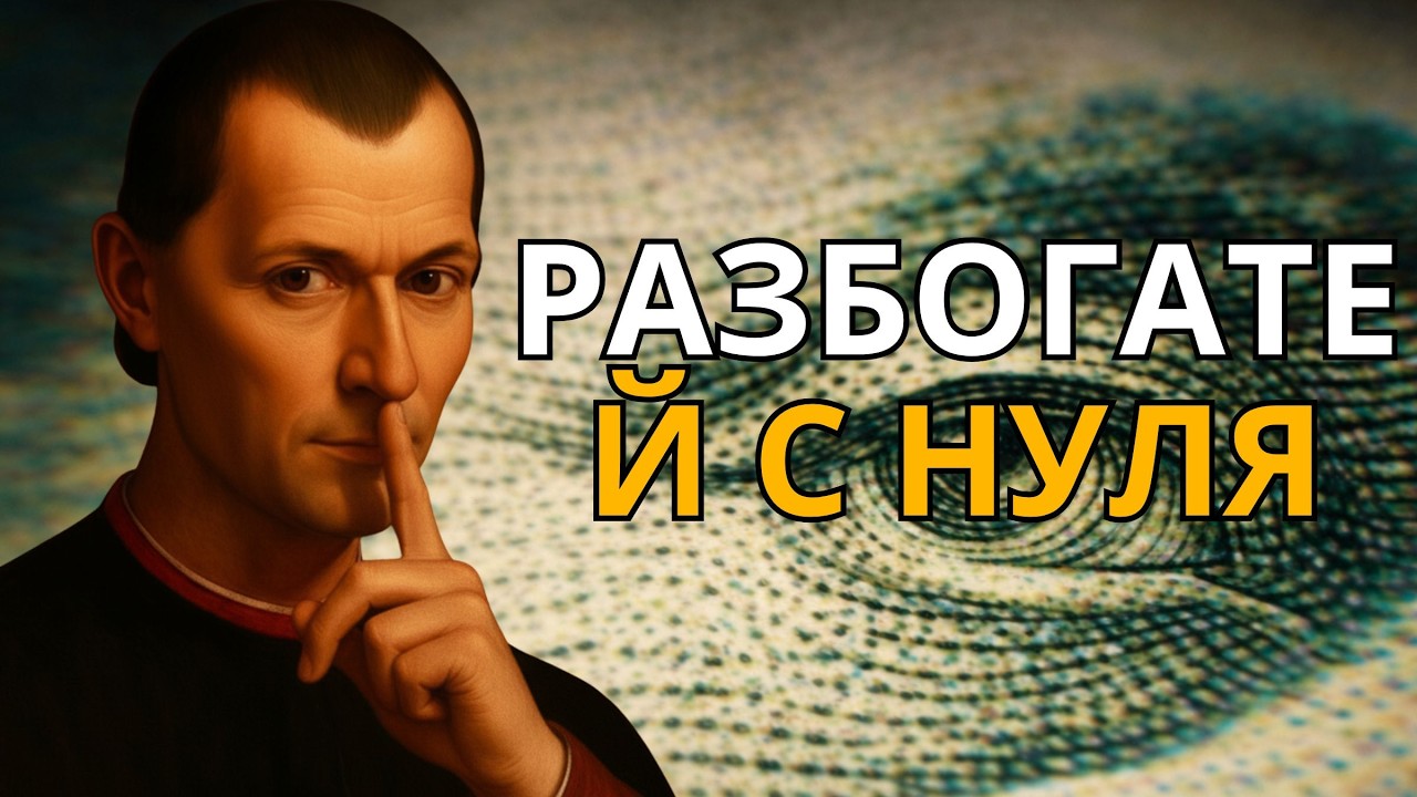 КАК СТАТЬ БОГАТЫМ С НУЛЯ — ЗАПРЕЩЁННЫЕ ПРАВИЛА МАКИАВЕЛЛИ О ДЕНЬГАХ И ВЛАСТИ