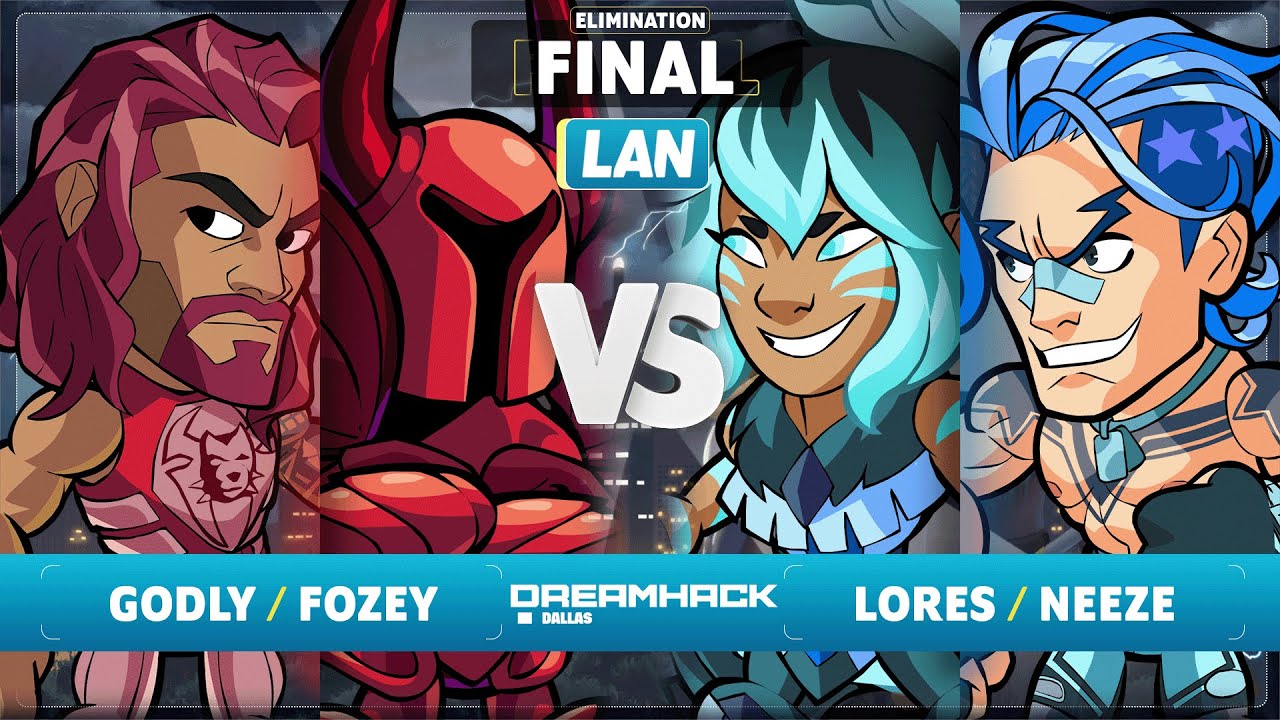 Godly & Fozey vs Lores & Neeze - Elimination Final - Dreamhack Dallas 2023 - LAN 2v2