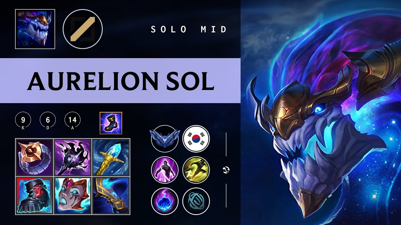 Aurelion Sol Mid vs Taliyah - KR Diamond Patch 26.01