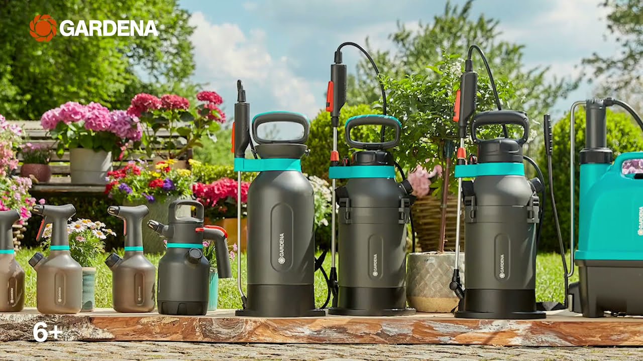 Опрыскиватели Gardena: ранцевые, ручные, помповые