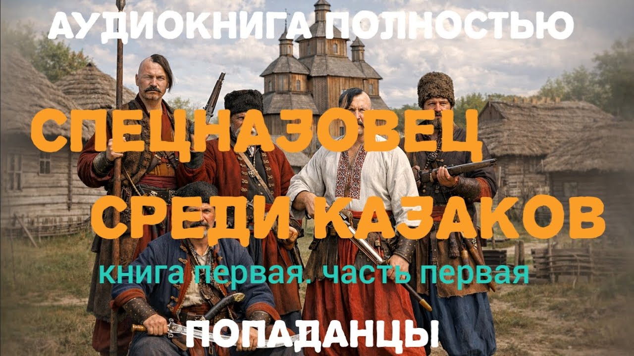 Аудиокнига полностью. Спецназовец среди казаков. Книга первая. Часть первая / попаданцы 