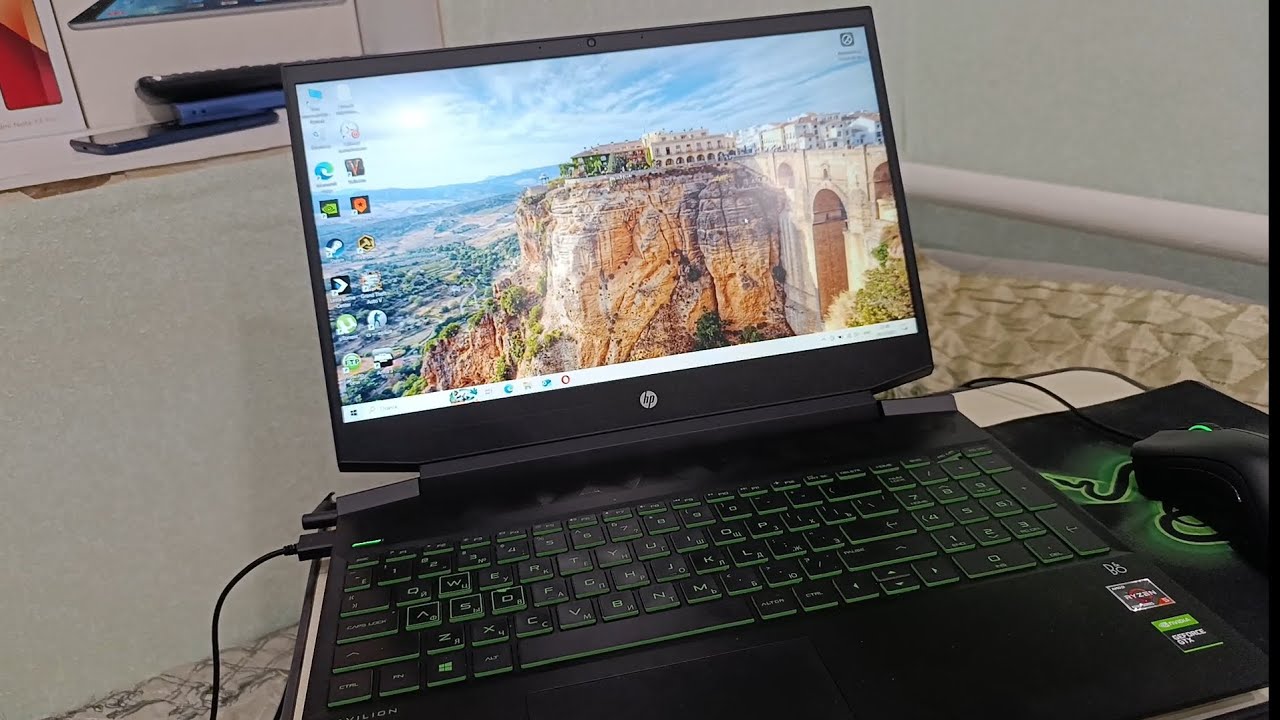 Обзор ноутбука HP Pavilion Gaming 15-ec1078ur
