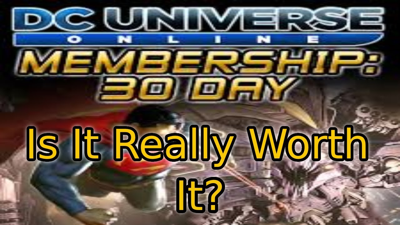 DC Universe Online... Is Membership Worth It?