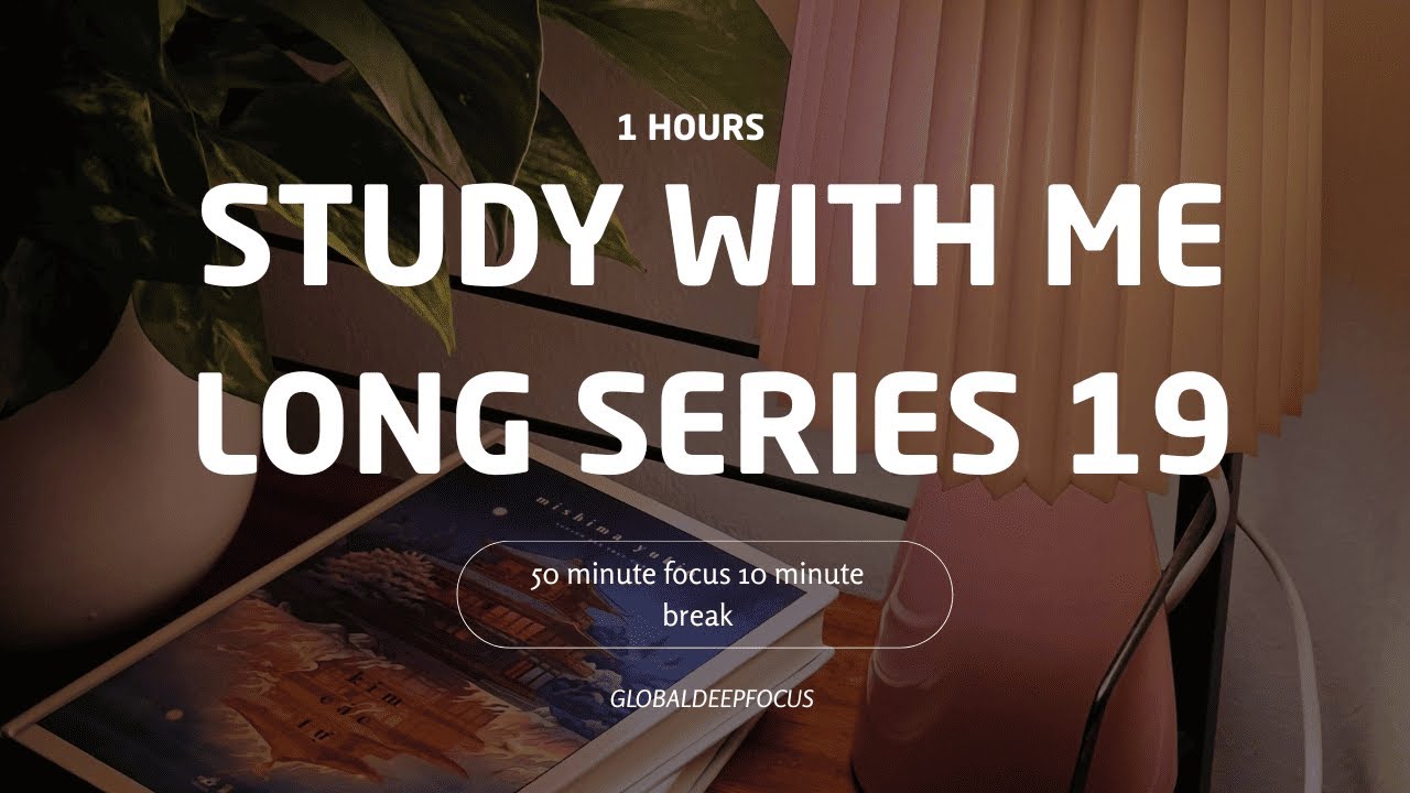 Deep Focus Pomodoro Timer 🔁 | Long Study With Me 25/5 x2 | LoFi Calm Ambient Productivity