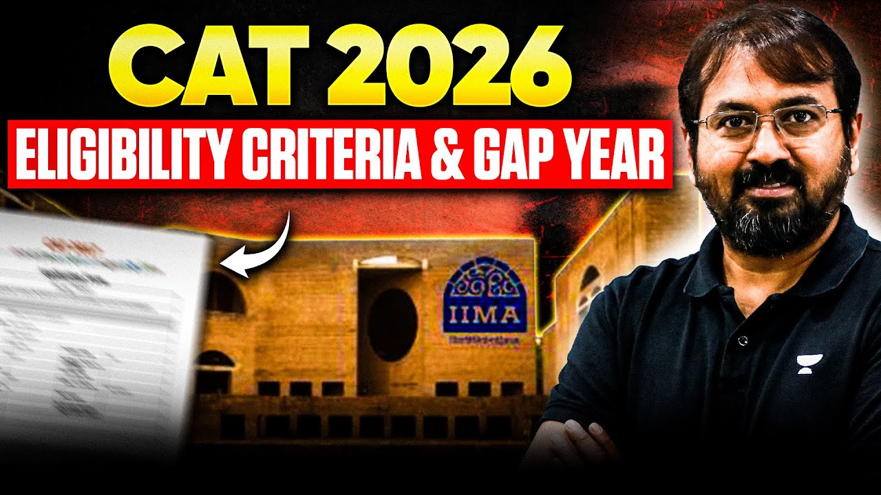 CAT 2026 Eligibility Criteria Explained + Gap Year Truth! 🔥 | Ronak Shah