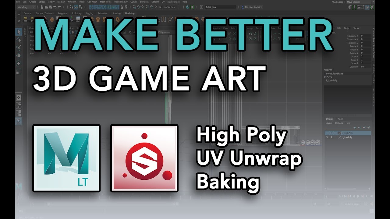 Preparing a model for Substance Painter