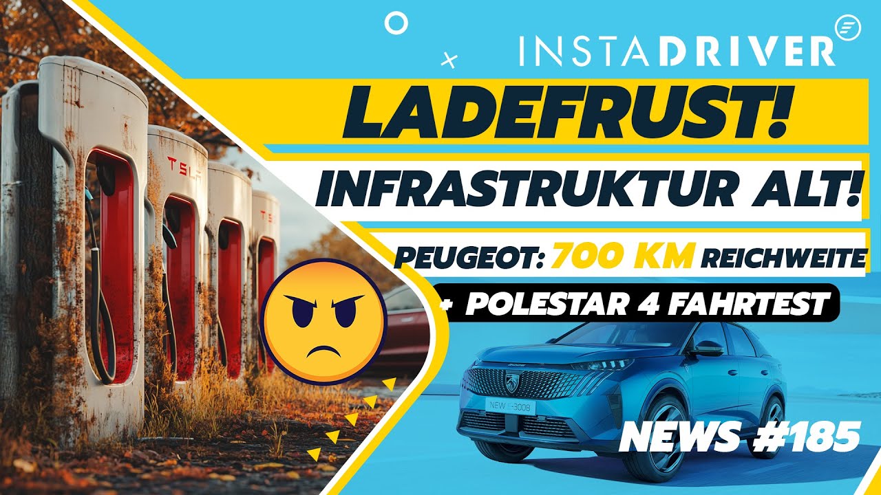 Veraltete Ladesäulen, Polestar 4 Testfahrt, 700 km Reichweite von Peugeot! | E-Auto-News 185