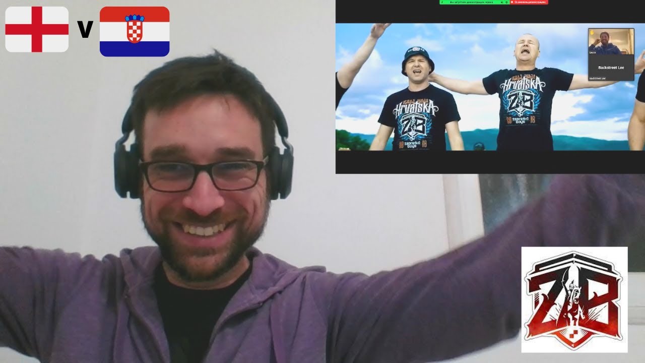 English People React to Igraj Moja Hrvatska by Zaprešić Boys! A Football Song!