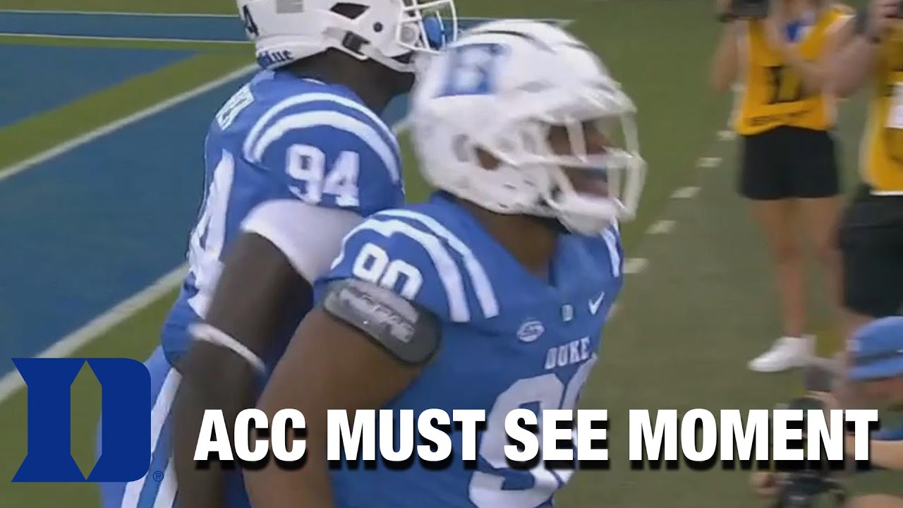 Duke Big Man DeWayne Carter Rumbles In For The Scoop & Score  | ACC Must See Moment