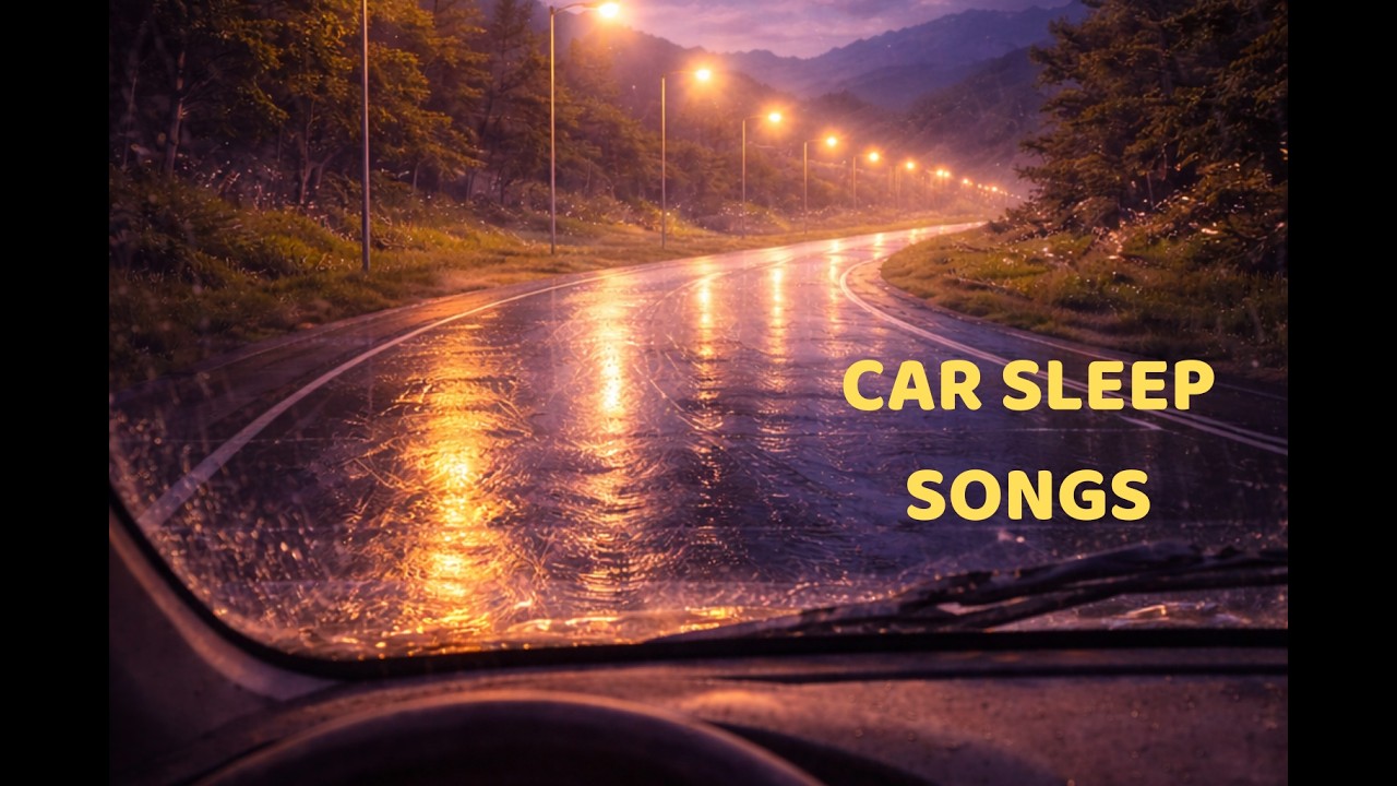 Night Road Dream 🚗 Calm Car Nap Song for Toddlers | Soft Nest