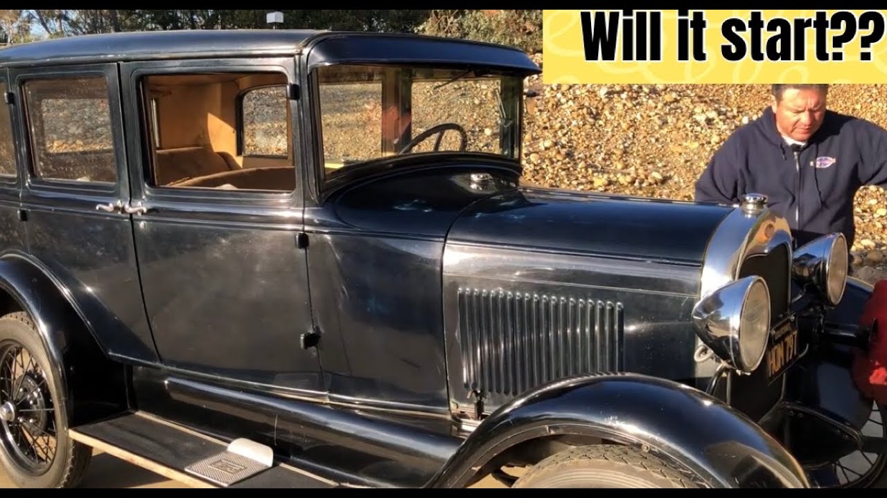 ALL original 1929 Ford Model A FIRST drive (New Year 2026).  Will it start and drive??