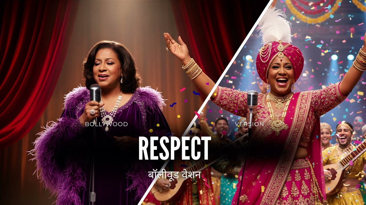 🔥 Aretha Franklin - Respect BOLLYWOOD REMIX | Motown Bhangra Fusion Hindi Style