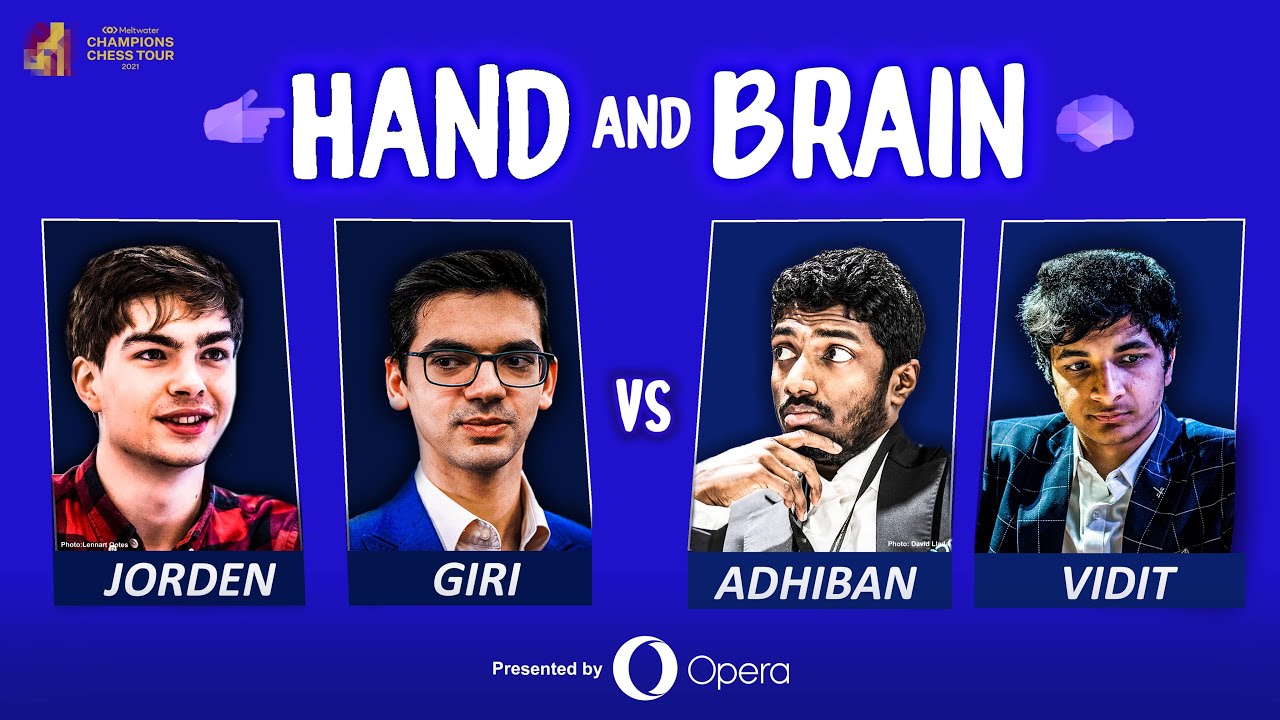 Anish Giri & Jorden van Foreest vs. Adhiban & Vidit | Hand and Brain