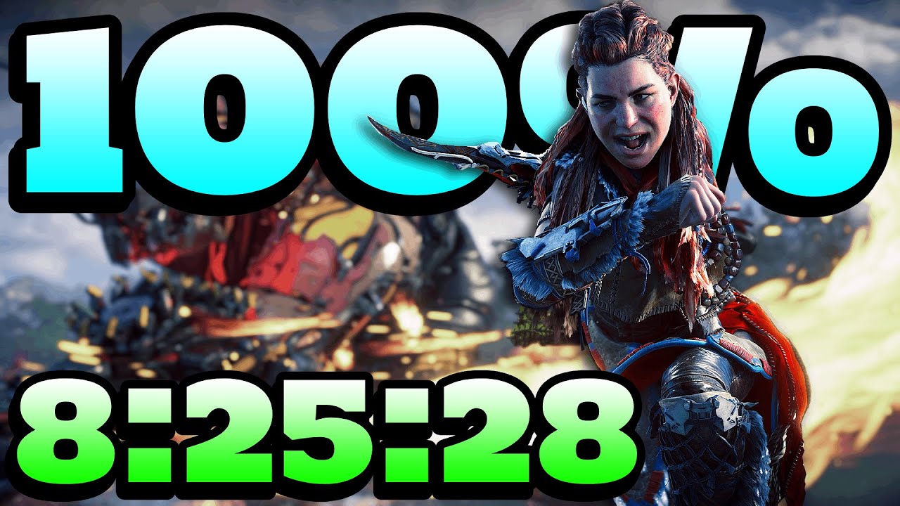 [Former WR] Horizon Forbidden West 100% Main Game Speedrun in 8:25:28