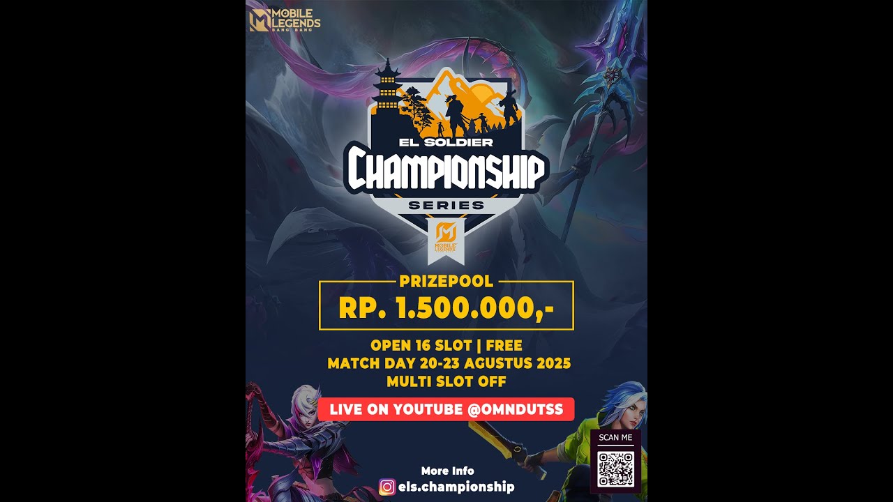 TOURNAMENT EL-SOLDIER CHAMPIONSHIP SEMIFINAL !!! | MOBILE LEGENDS