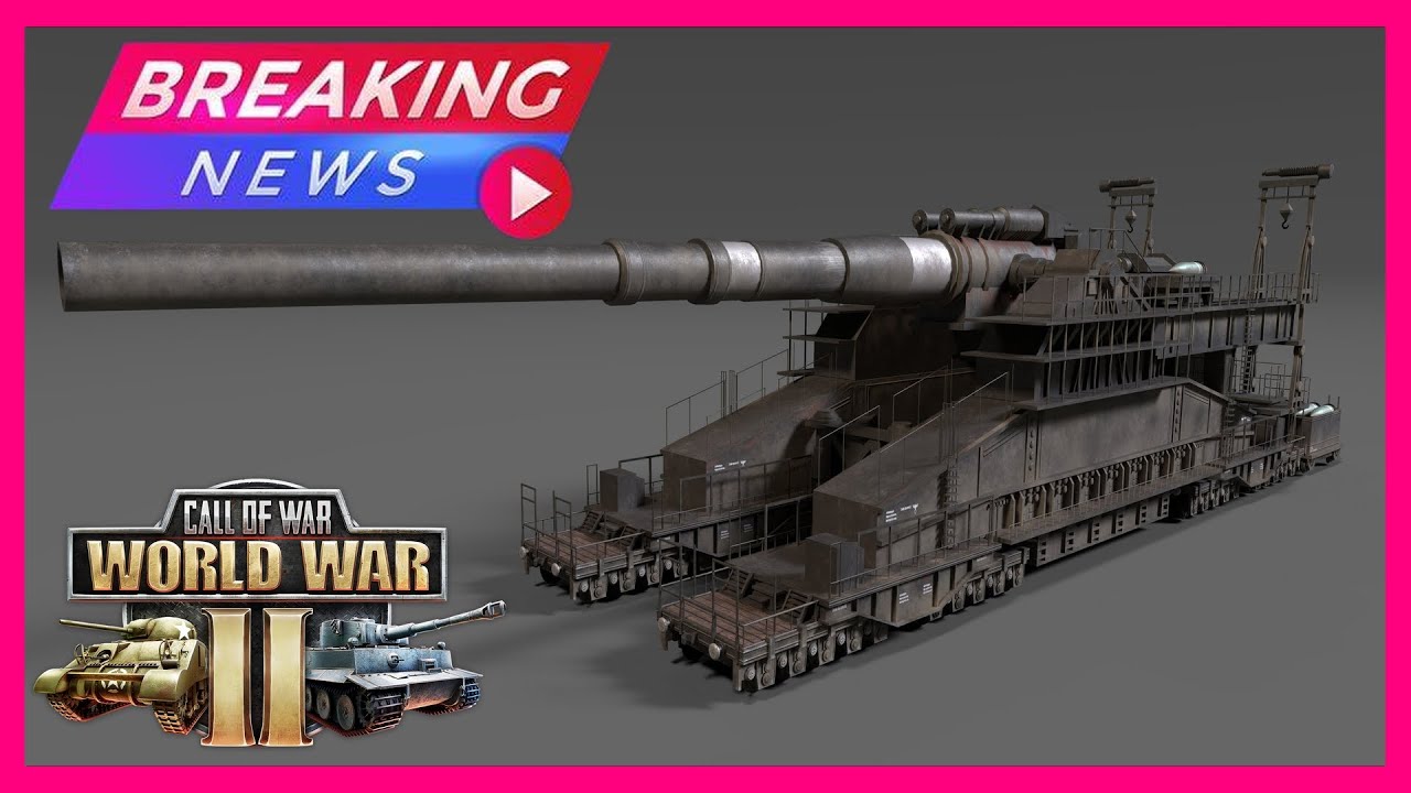 Railroad Gun unit balancing update #callofwar