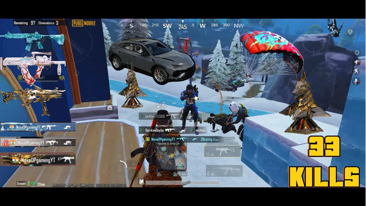 OMG 33 KILLS 😍 VICTOR IS UNKILLABLE 🔥 DOMINATION IN ERANGEL 😱 SOLO VS SQUAD🥶 PUBG MOBILE 👑