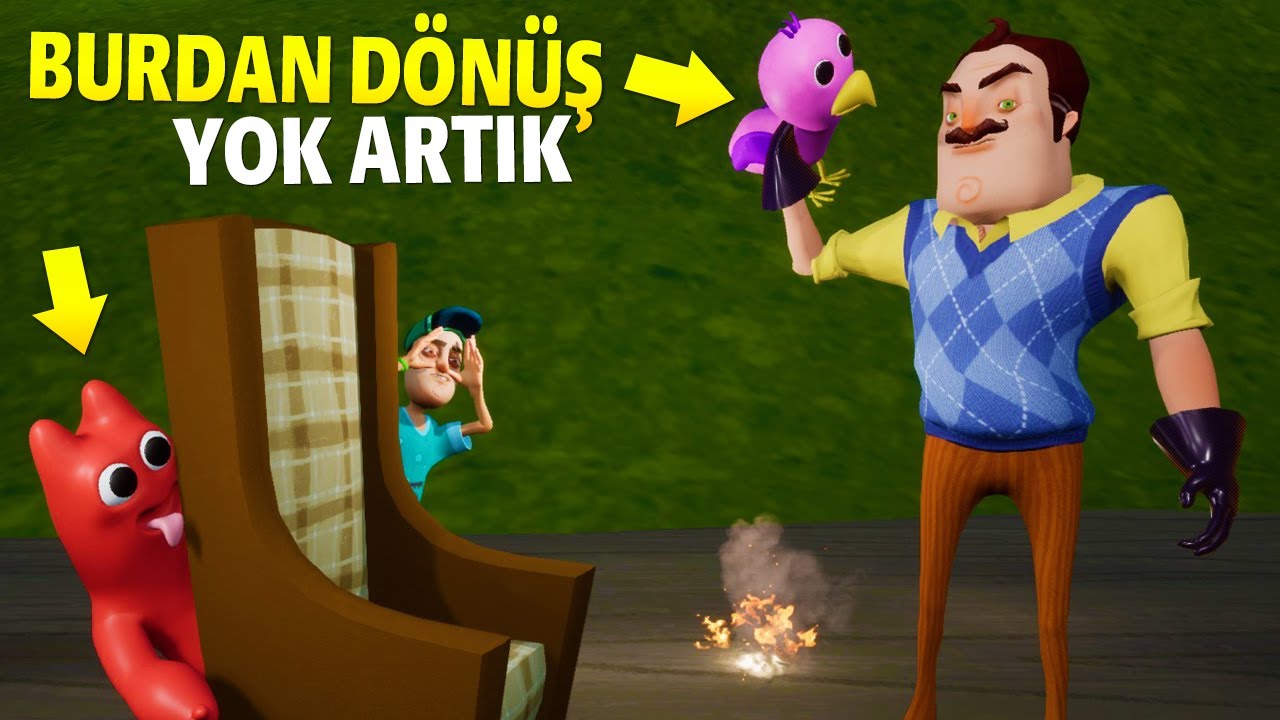 Bıyıklı Delirdin mi Napıyosun? Hello Neighbor Mod Baby opila ve Banban