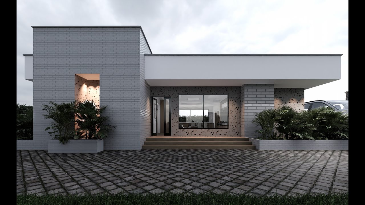 Simple House Design 3 Bedrooms 12m x 16m