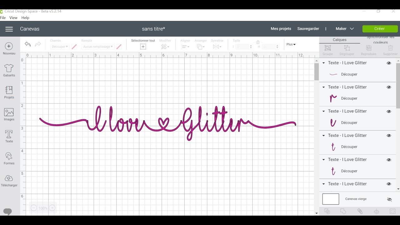 Télécharger une police d'écriture pour Cricut Design Space avec Windows