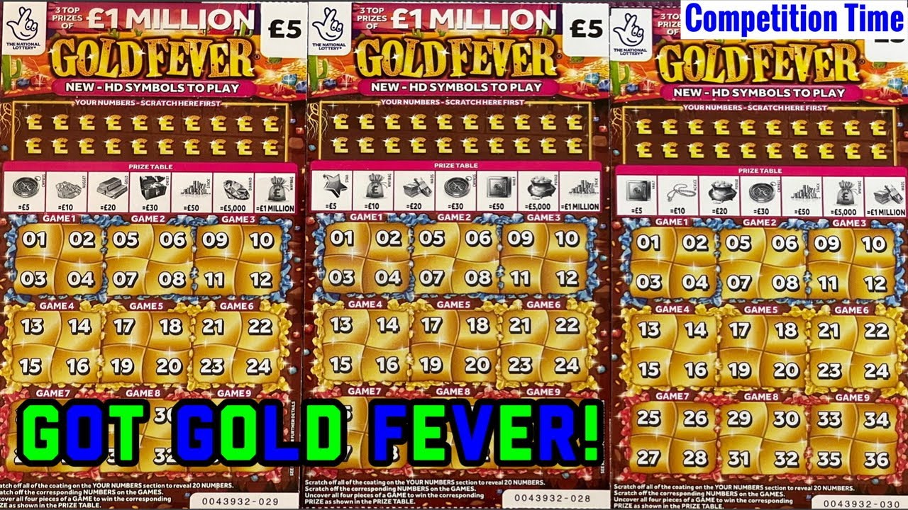 💷 GOLD FEVER! MR BOND 💷 Scratch Cards From The National Lottery