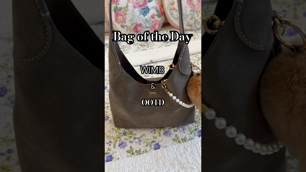 Coach Brooklyn 28 Olive green Suede | Handbag of the day | WIMB #coach