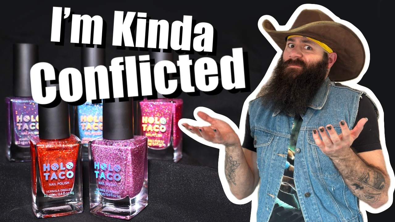 Holo Taco Disco Cowboy Nail Polish Collection Swatch, Comparisons & Review 🪩🤠💅