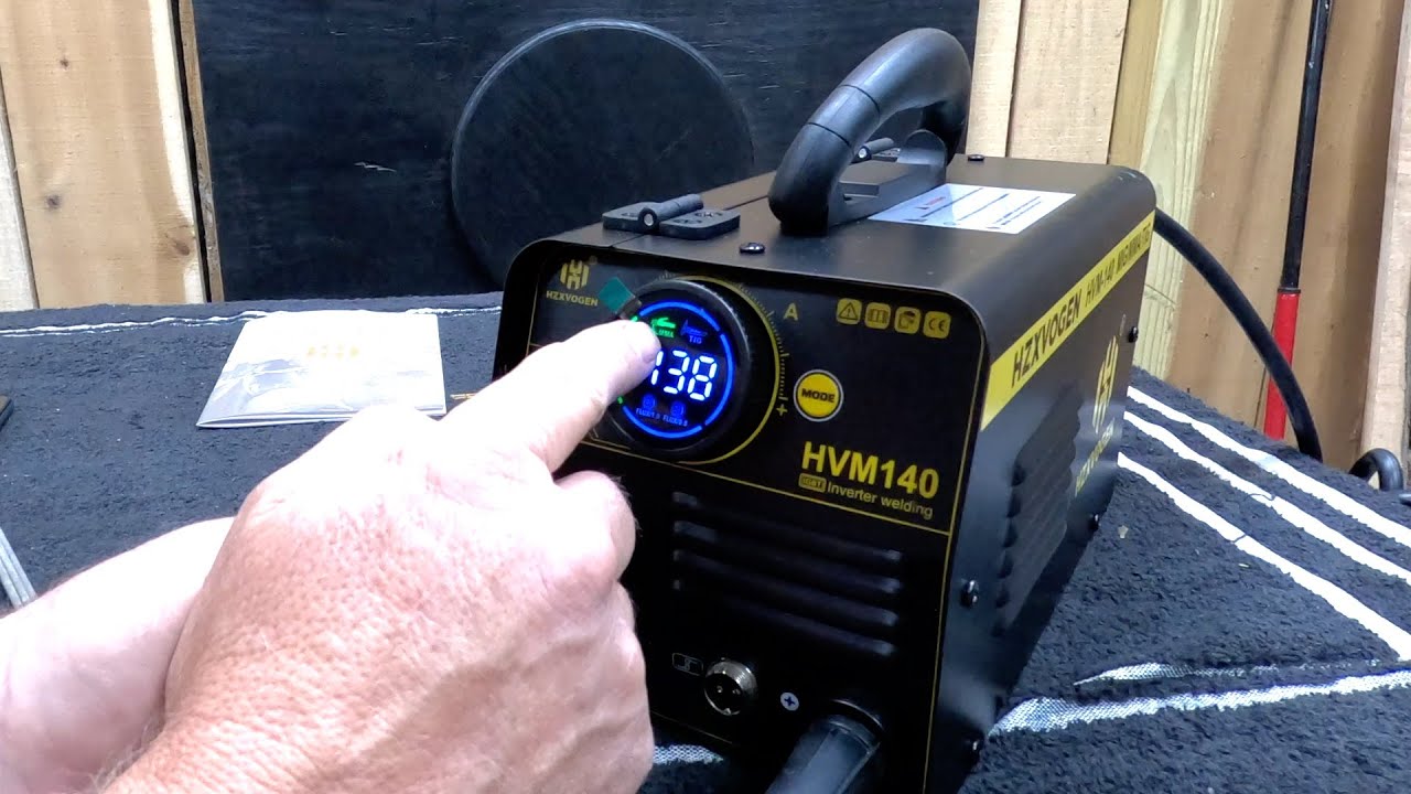 Аппарат для сварки Mig HZXVOGEN 130A ВИДЕО-ОБЗОР