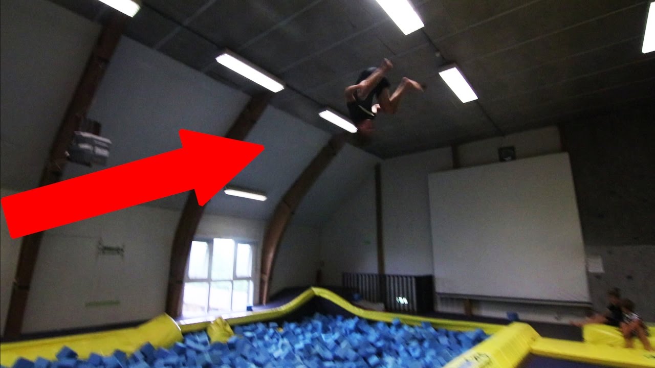 QUINT FRONTFLIP INTO FOAMPIT!!!