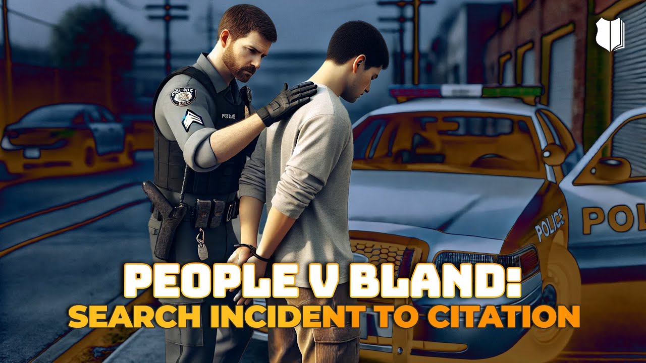 EP#727 People v Bland in CO and Search Incident to Citation