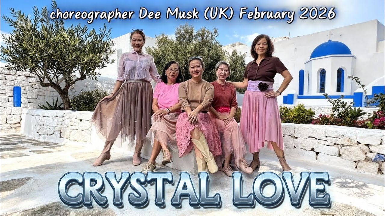 CRYSTAL LOVE Linedance class Dee Musk (UK) demo by Lily Ladies LD